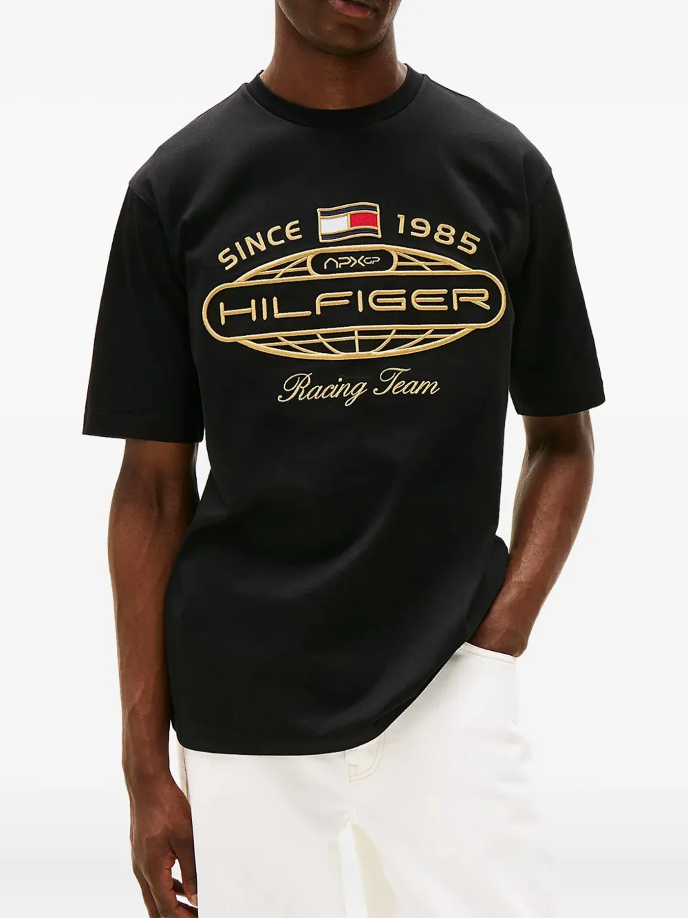 Tommy Hilfiger APXGP globe-embroidered T-shirt | Playeras | Image 2