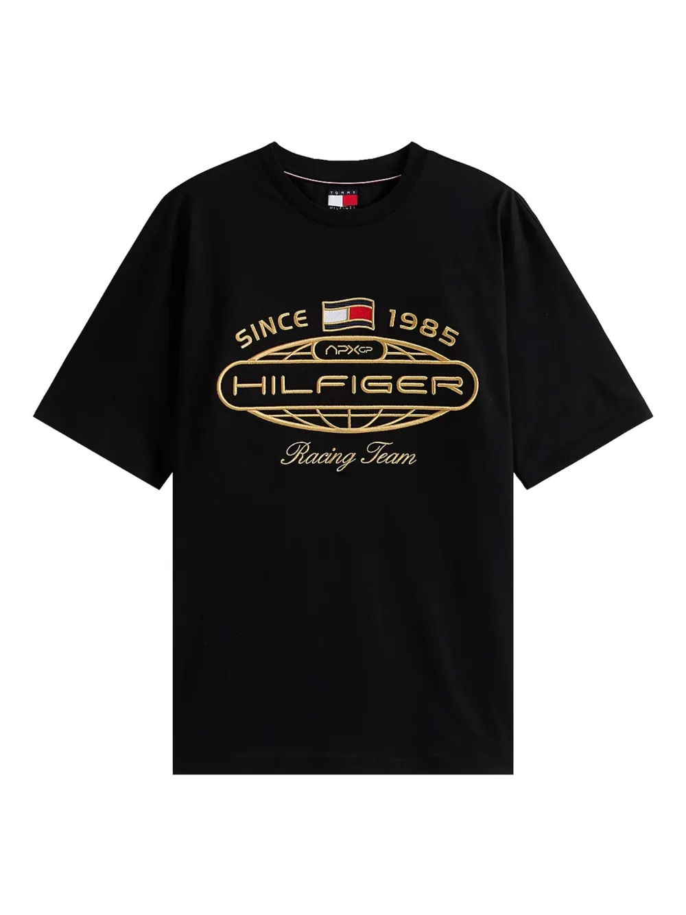 Tommy Hilfiger APXGP globe-embroidered T-shirt | negro | Image 1