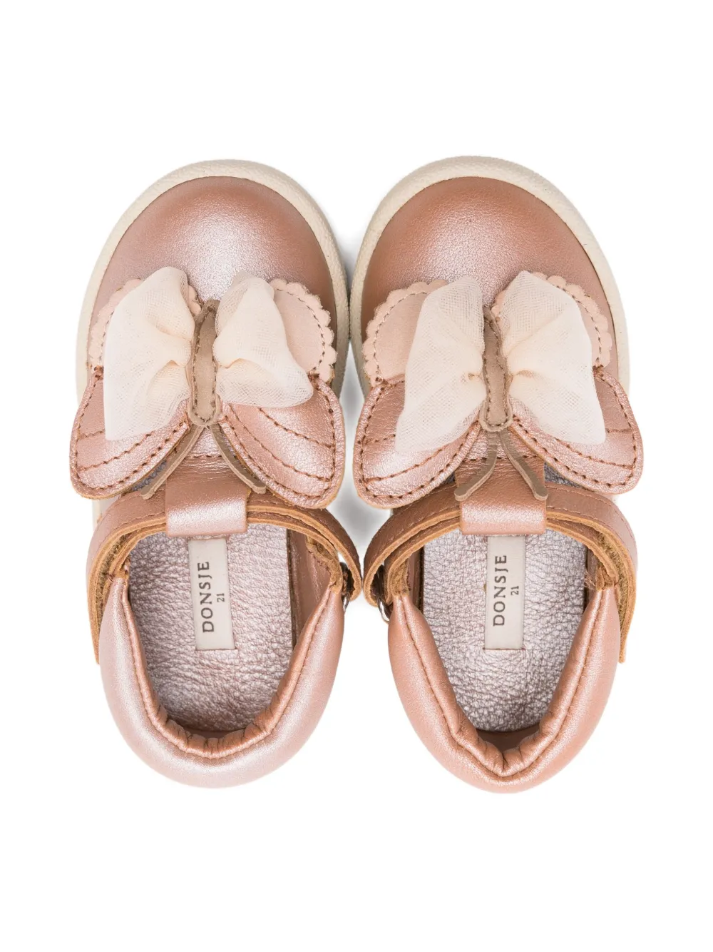 Donsje Vlindi butterfly-embellished sneakers Pink
