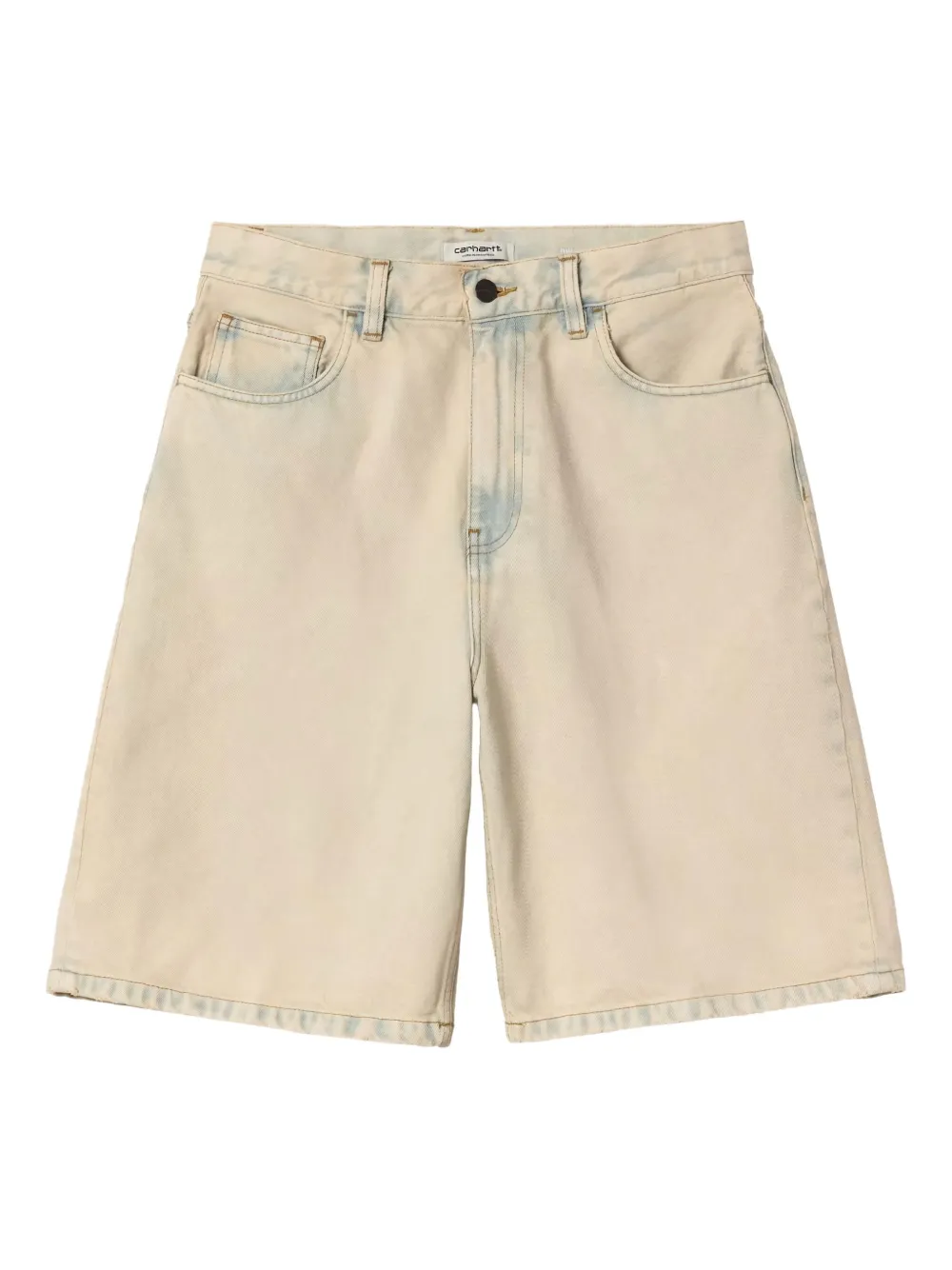 Carhartt WIP Brandon denim shorts met wassing Geel