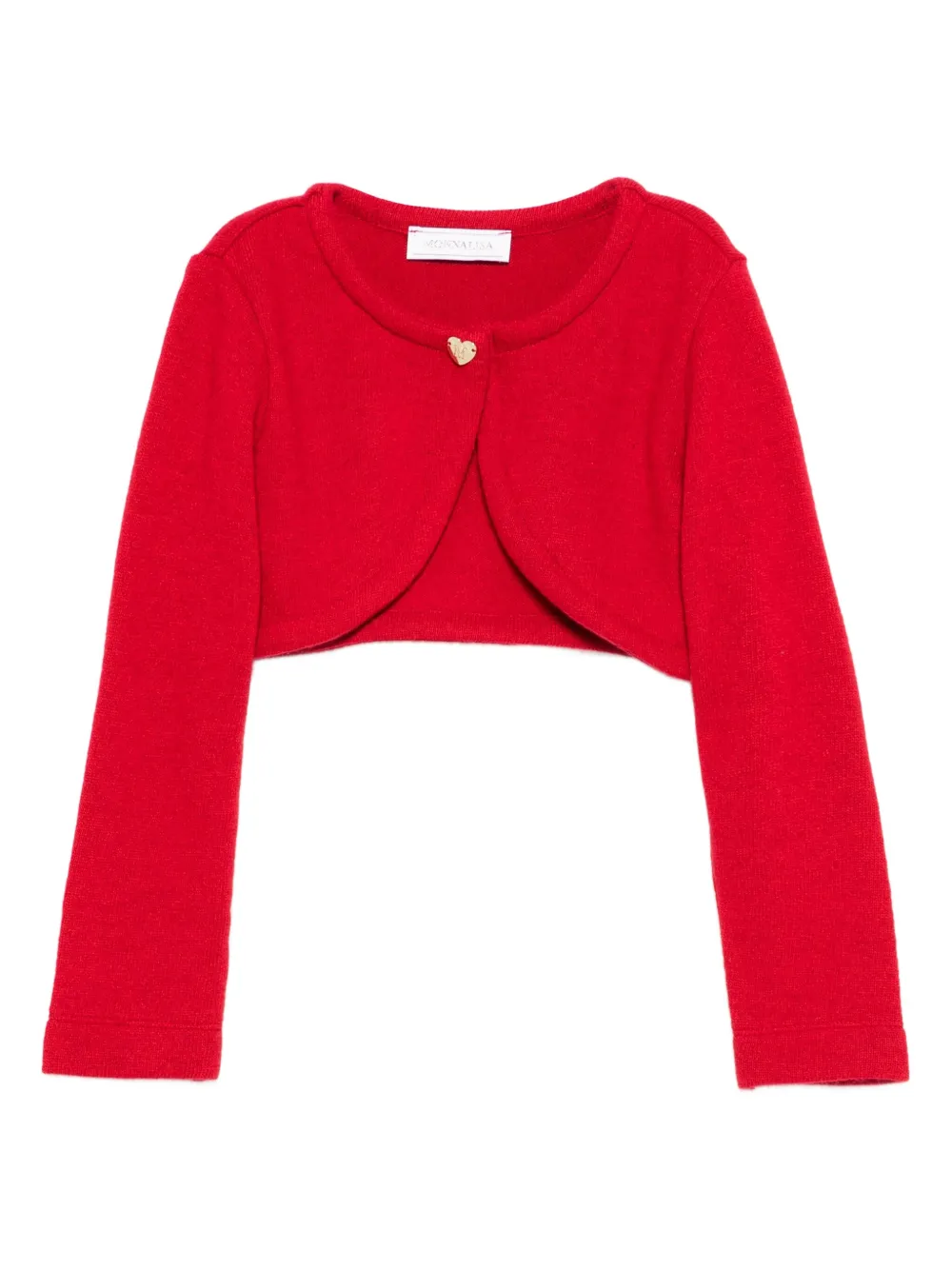 Monnalisa Bolero verfraaid met hart Rood