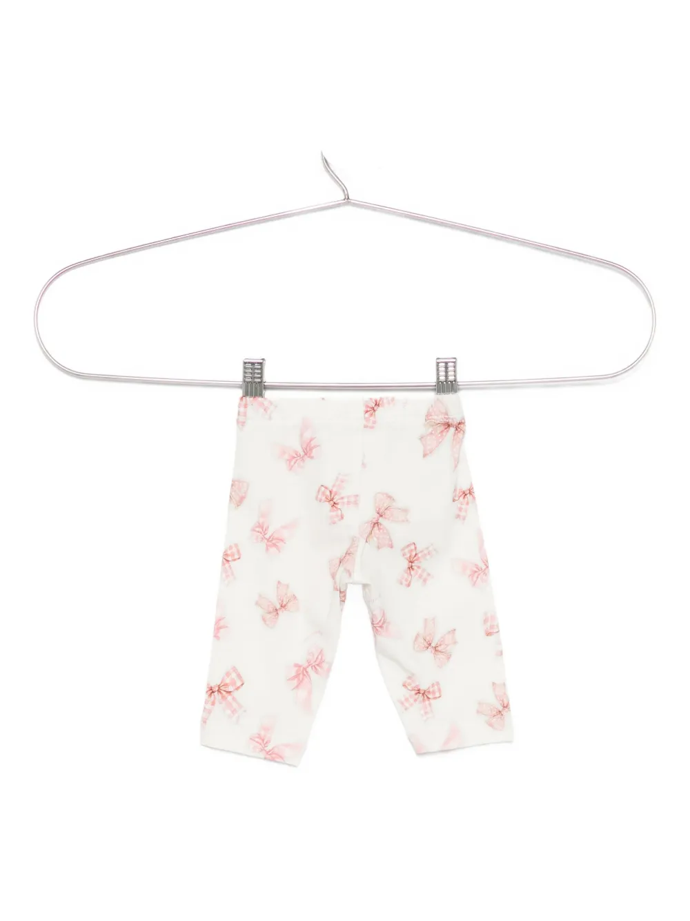 Monnalisa bow-print leggings Beige