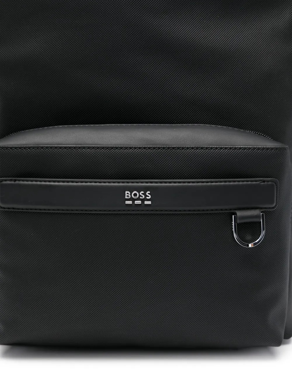 BOSS zip-fastening backpack Zwart