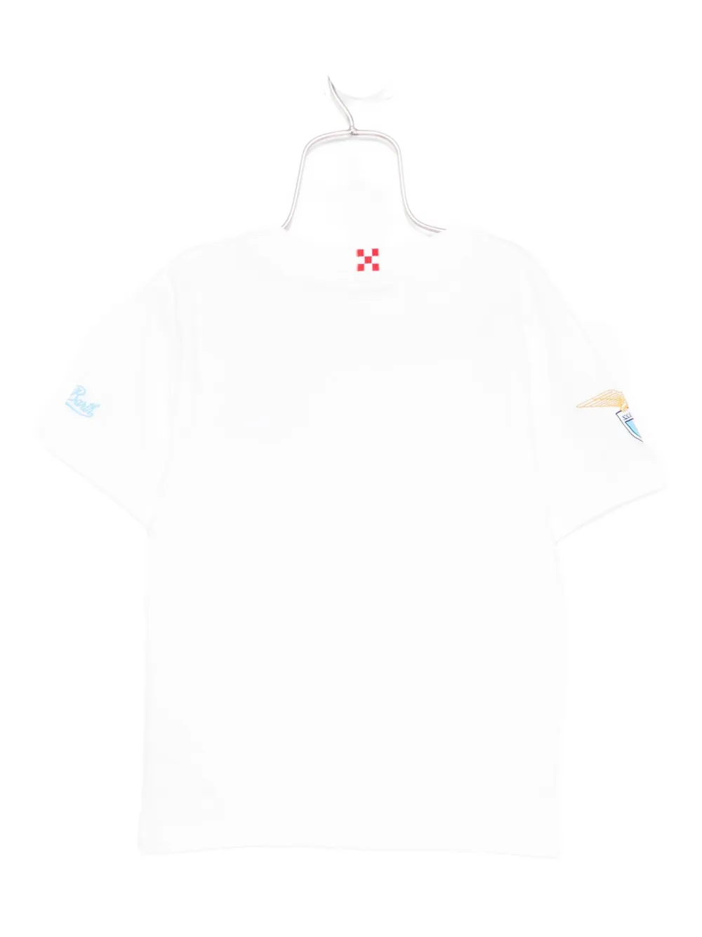 MC2 Saint Barth Kids embroidered-detail cotton t-shirt Wit