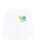 Stella McCartney Kids sun earth-print long-sleeve top - White