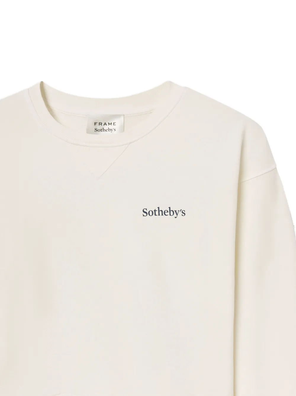 FRAME x Sotheby's graphic sweatshirt Beige