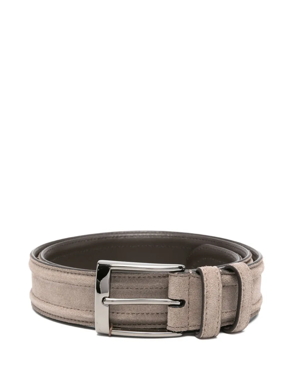Canali Suède riem Grijs