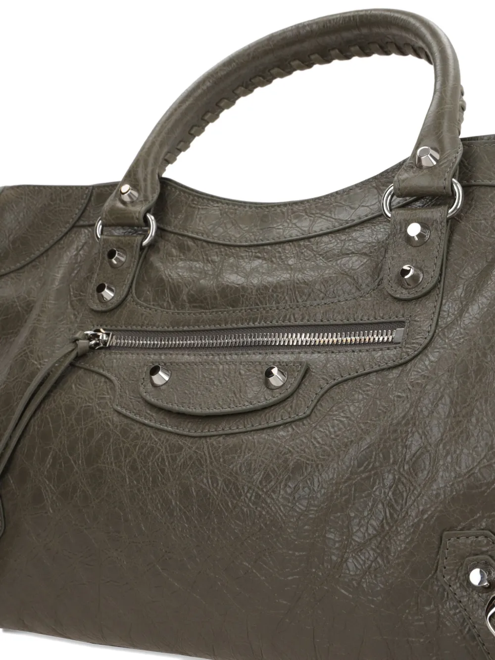 Balenciaga Medium Le City leren schoudertas Groen