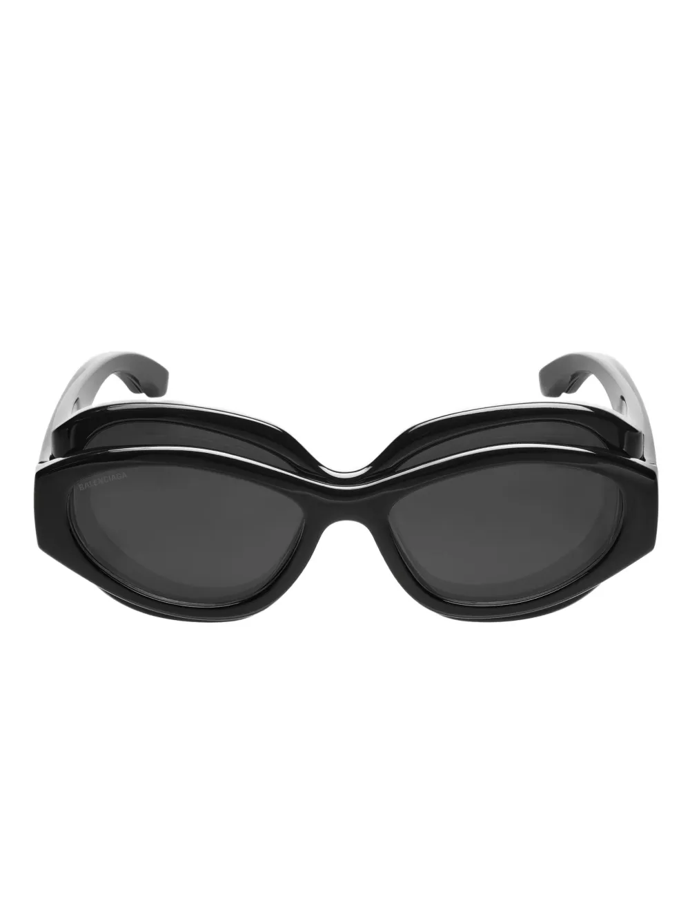 Balenciaga Superbusy round-frame sunglasses Zwart