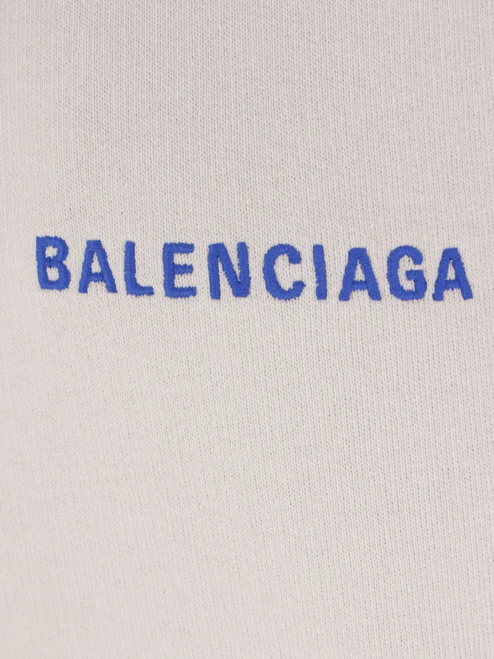 Balenciaga Hoodie met logoprint Wit