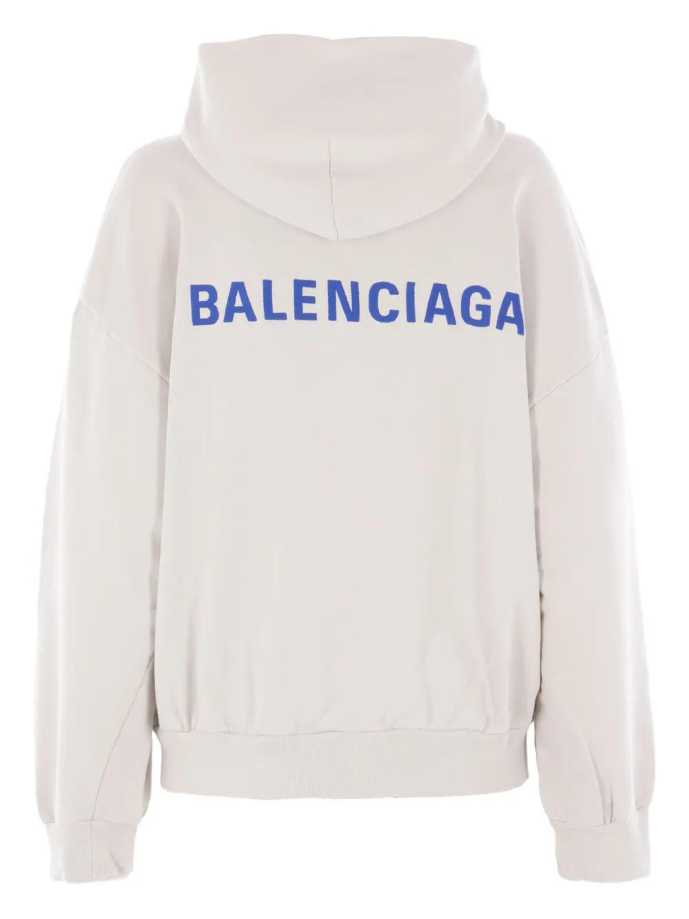 Balenciaga Hoodie met logoprint Wit