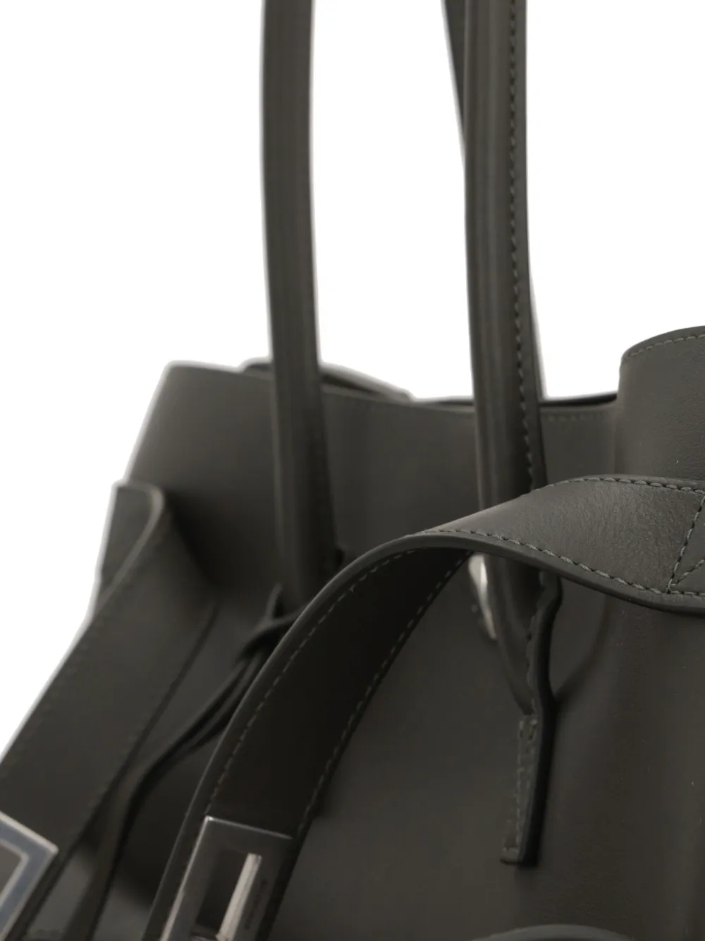 Balenciaga Bel Air leather shoulder bag Bruin