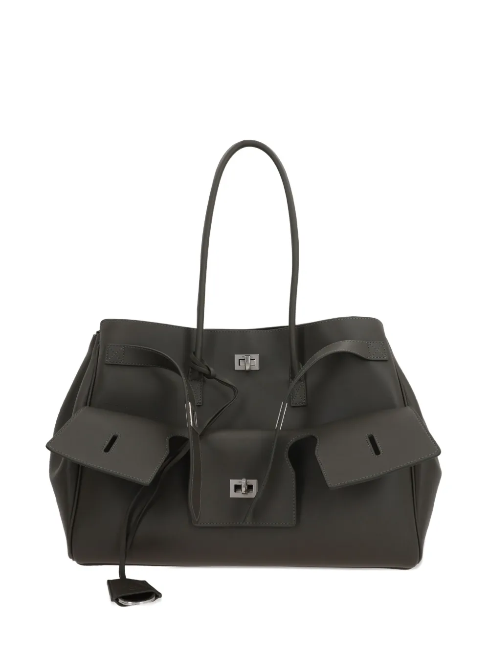 Balenciaga Bel Air leather shoulder bag Bruin