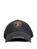 Balenciaga Automobili Lamborghini-shield baseball cap - Black