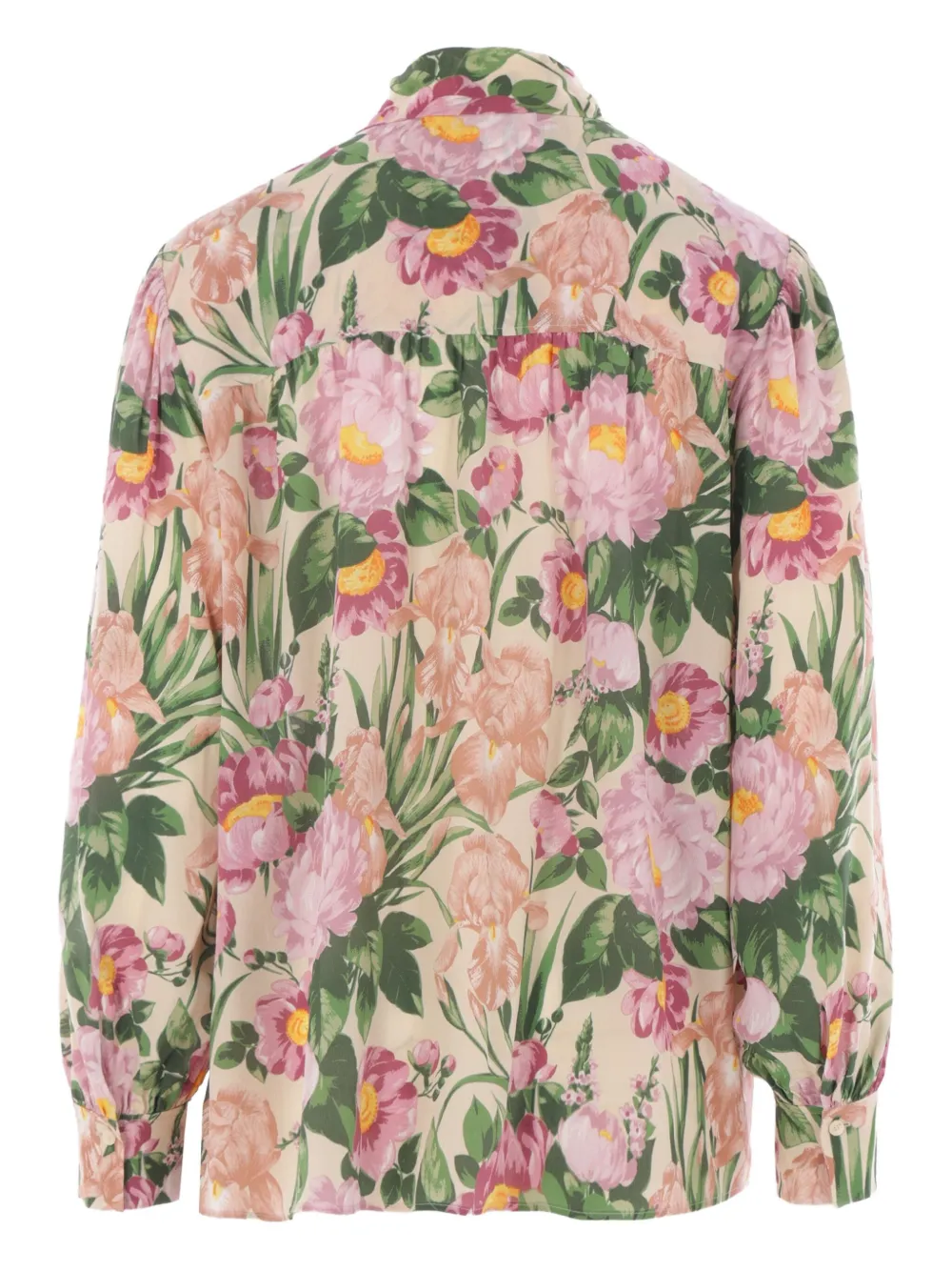 Chloé Lavallière zijden blouse Beige