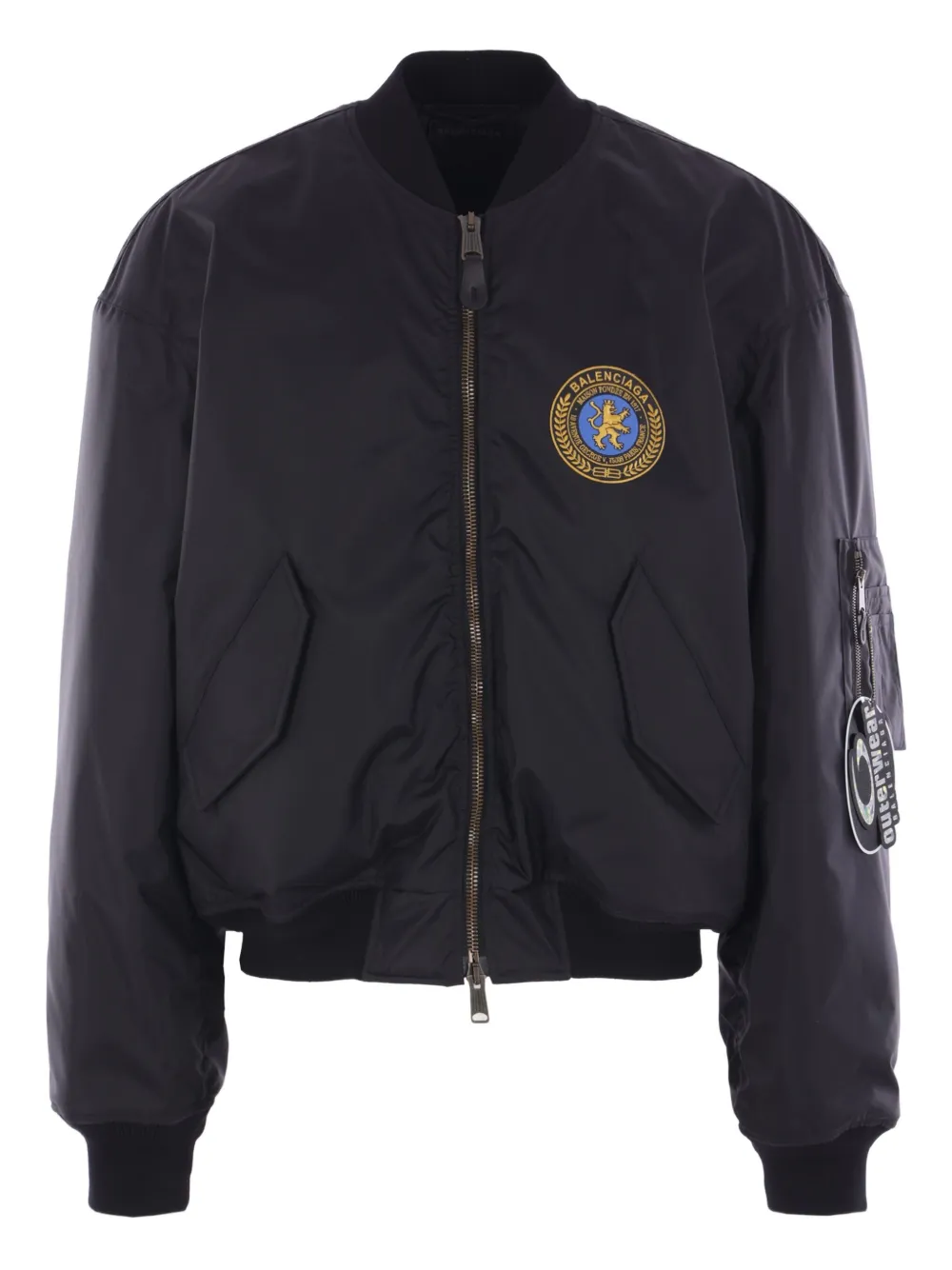 Balenciaga padded bomber jacket | Black | Image 1