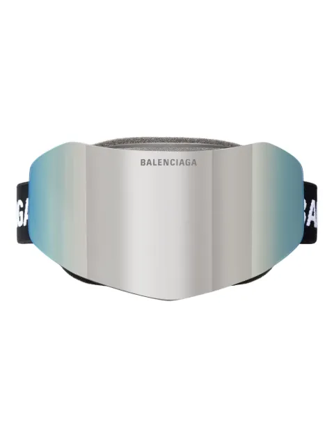 Balenciaga mirrored-lens geometric ski mask 