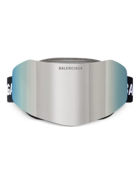Balenciaga mirrored-lens geometric ski mask 