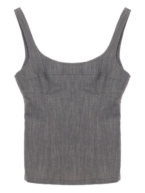 Paloma Wool توب برقبة مربعة