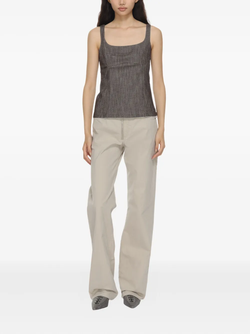 Paloma Wool Oberteil mit eckigem Ausschnitt | Blusen  | Image 2