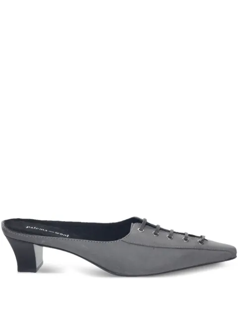 Paloma Wool Mule Puy com cadarço e salto 45mm