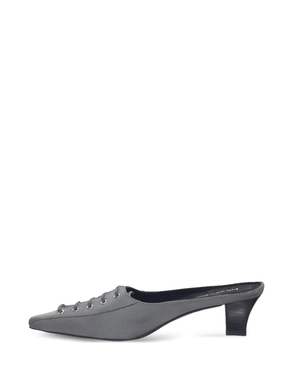 Paloma Wool 45mm Puy lace-up mules Grey