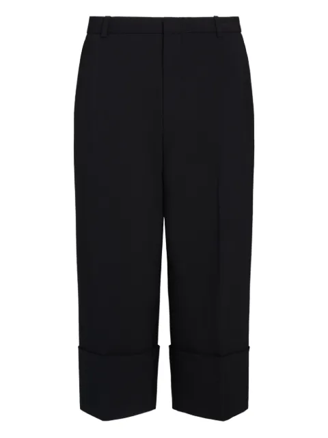 Vince cuffed wide-leg trousers