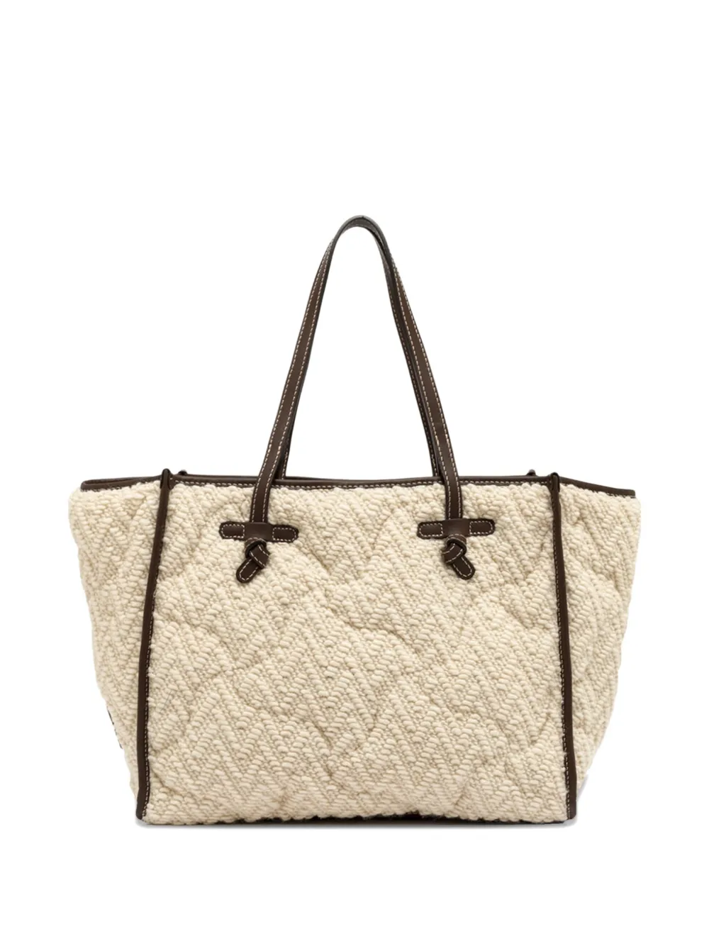 GIANNI CHIARINI chevron-quilted tote bag | Neutrals | Image 1