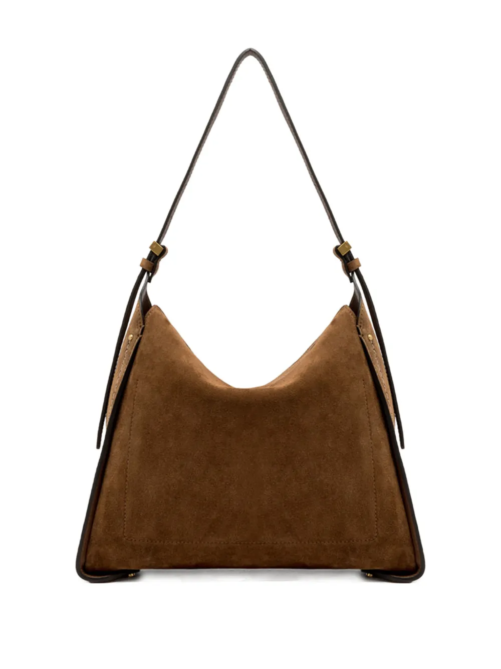 GIANNI CHIARINI Penelope suède schoudertas Bruin