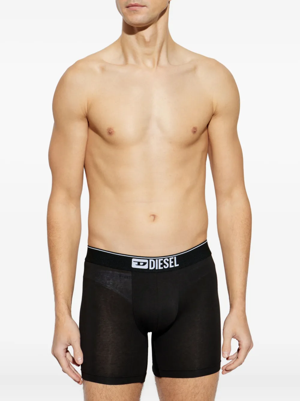 Diesel Logo-detail Boxer Shorts (pack Of Three) In Black