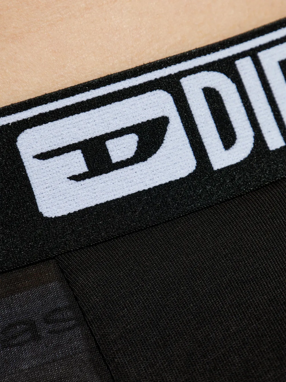 Diesel Logo-detail Boxer Shorts (pack Of Three) In Black