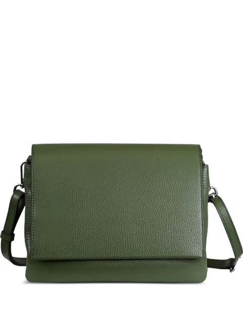 GIANNI CHIARINI leather flap crossbody bag