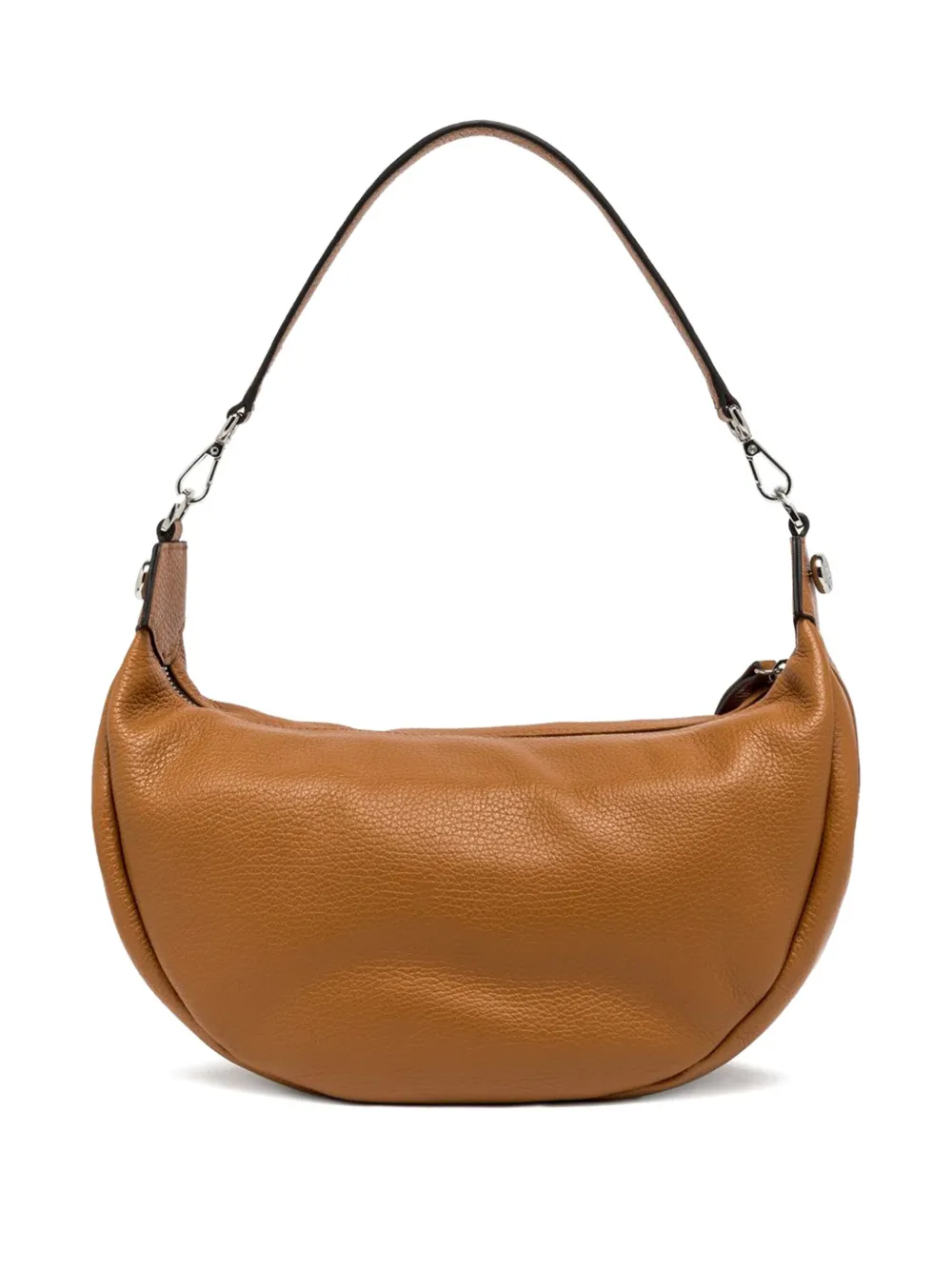 GIANNI CHIARINI small crescent buckle shoulder bag - Bruin
