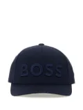 BOSS logo-embroidered baseball cap - Blue