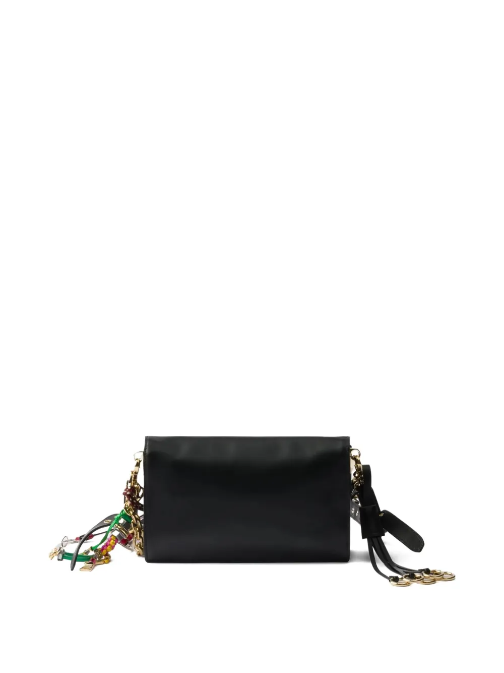Prada Soft Sound chain-detail shoulder bag Zwart
