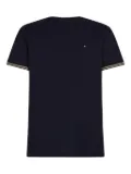 Tommy Hilfiger tipped-sleeve T-shirt - Blue