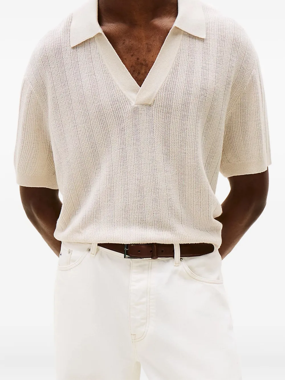 Tommy Hilfiger ribbed V-neck top | Playeras | Image 2