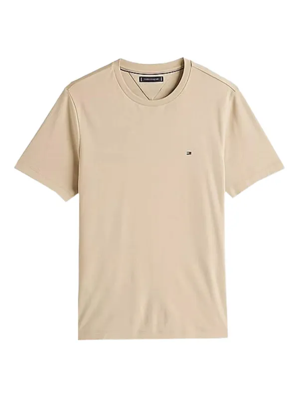 Tommy Hilfiger Logo Cotton T-shirt Neutrals FARFETCH PH