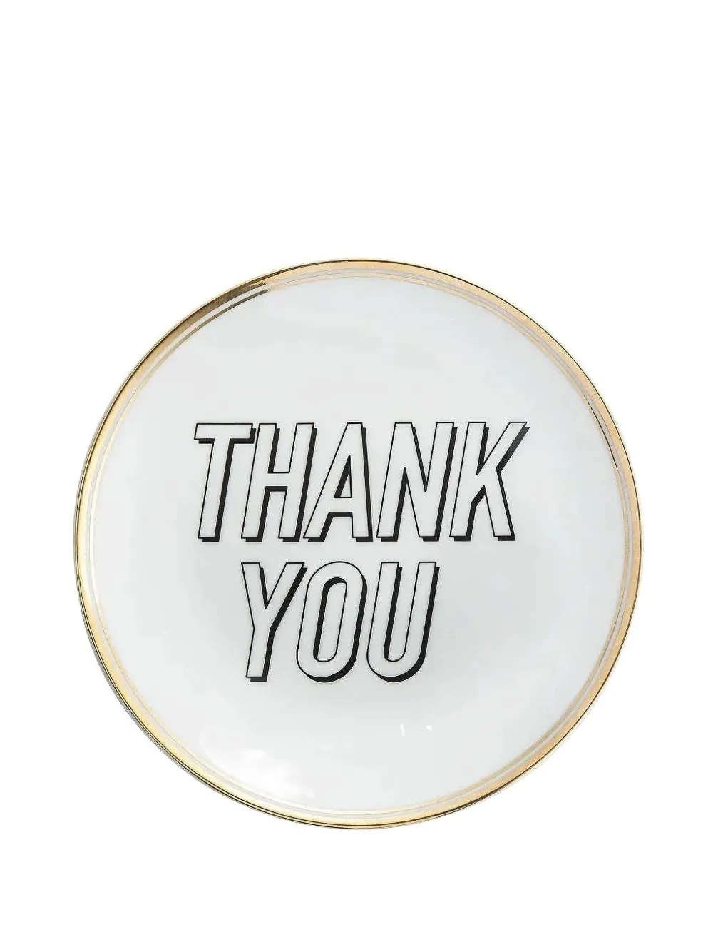 Bitossi Home Thank You Plates (set Of Two) In Multi