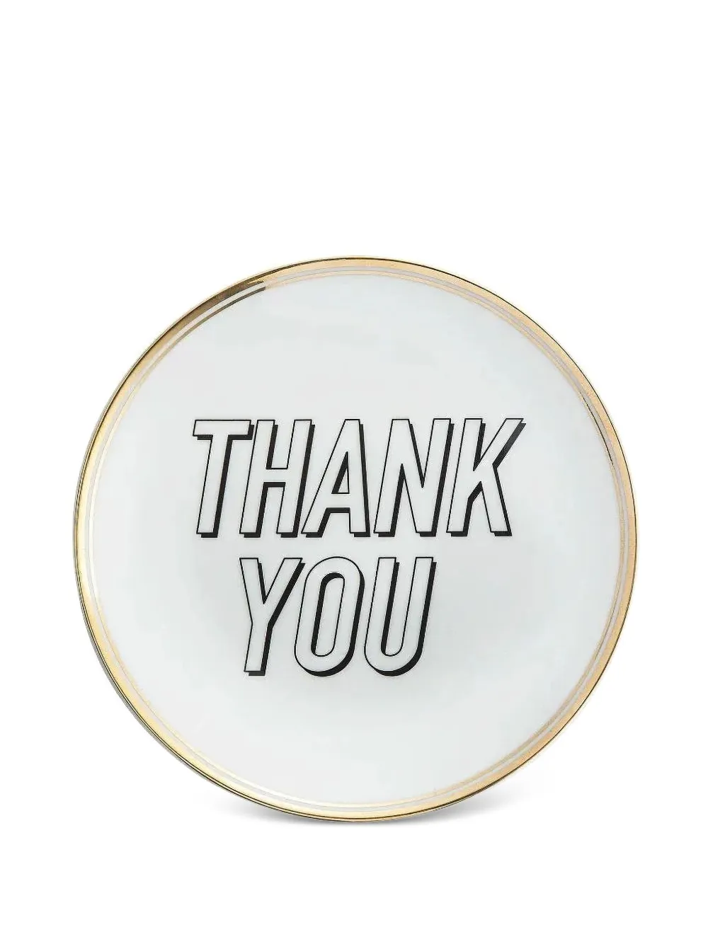 Bitossi Home Thank You plates (set of two) | White | Image 1