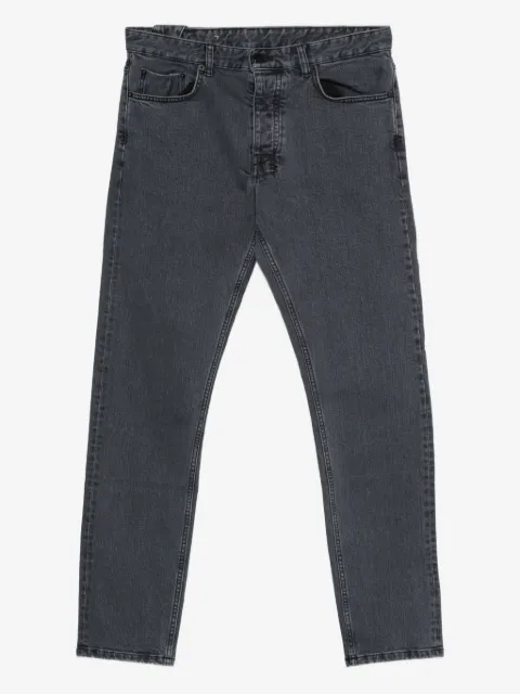Ksubi Calça jeans reta com botões