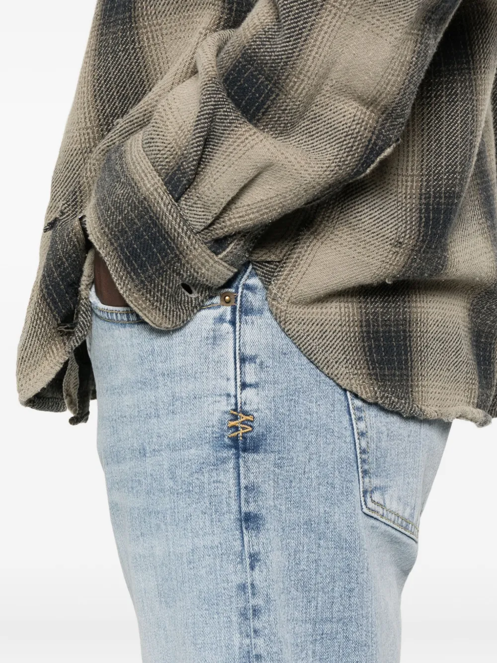 Ksubi Distressed Jeans In Blue
