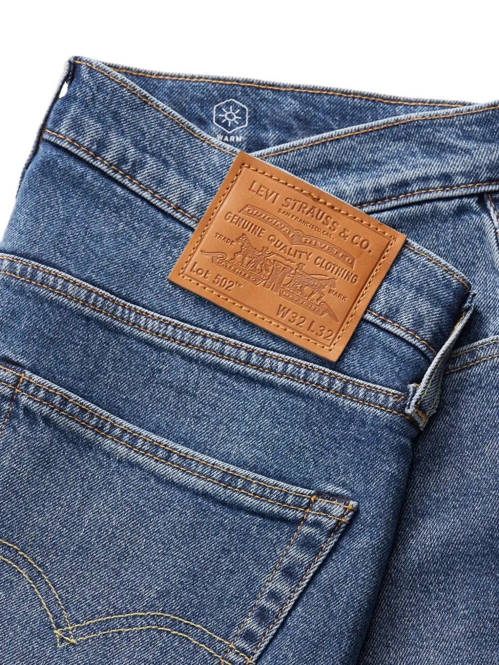 Levi's 502™ jeans met vijf zakken Blauw