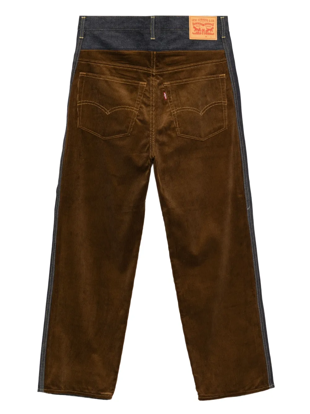 Junya Watanabe MAN straight-leg trousers - INDIGO
