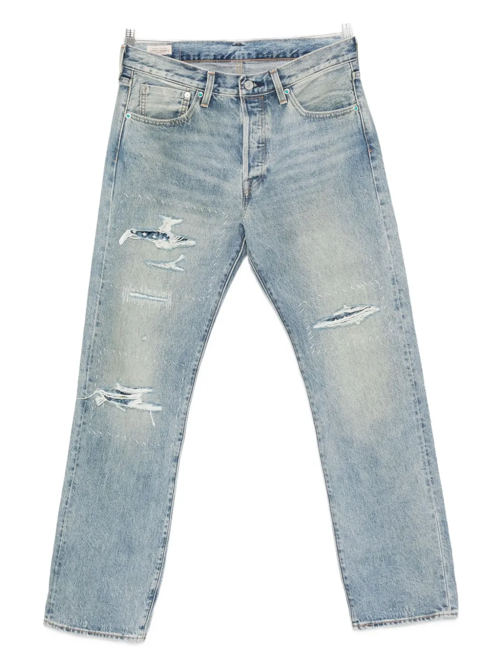 Levi's 501® Distressed Jeans In Blue