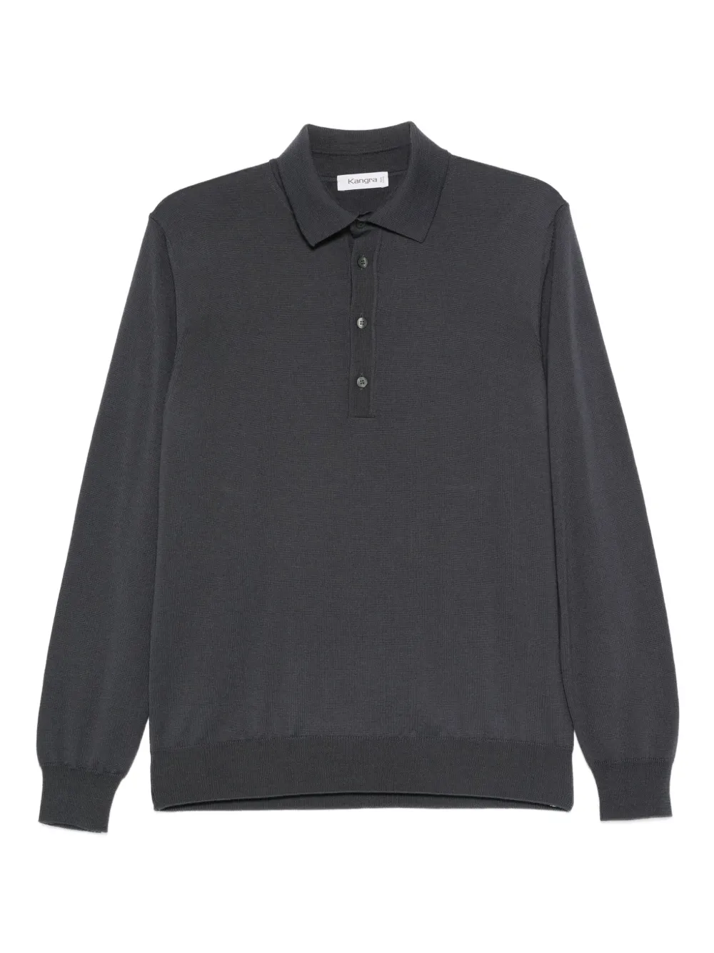 Kangra Langärmeliges Poloshirt | Schwarz | Image 1