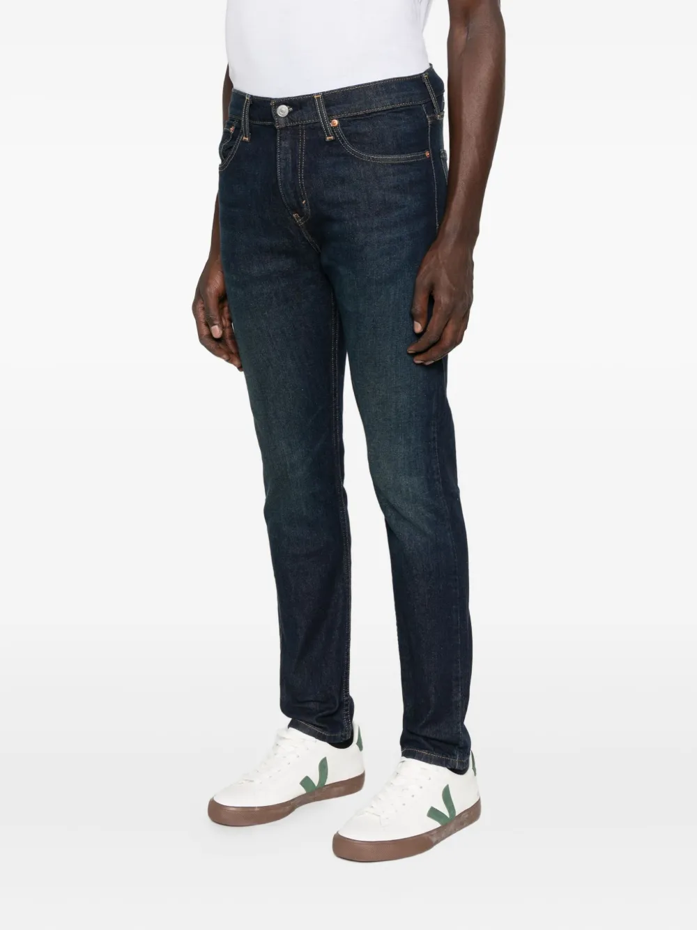 Levi's Jeans met vervaagd effect Blauw