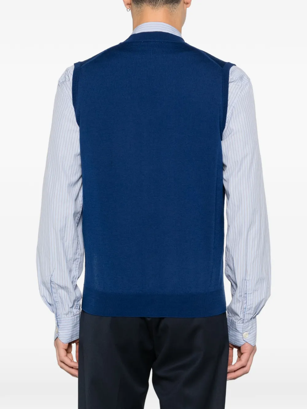 Kangra Gilet met V-hals Blauw