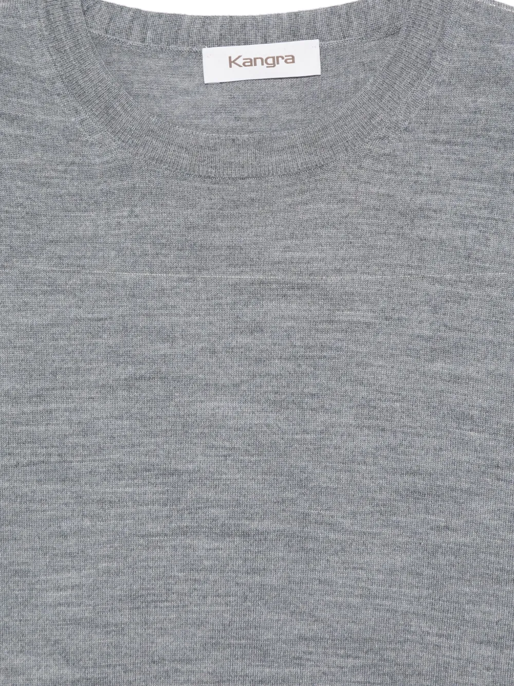 Kangra T-shirt met ronde hals Grijs