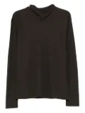 LEMAIRE funnel-neck long-sleeve sweater - Green